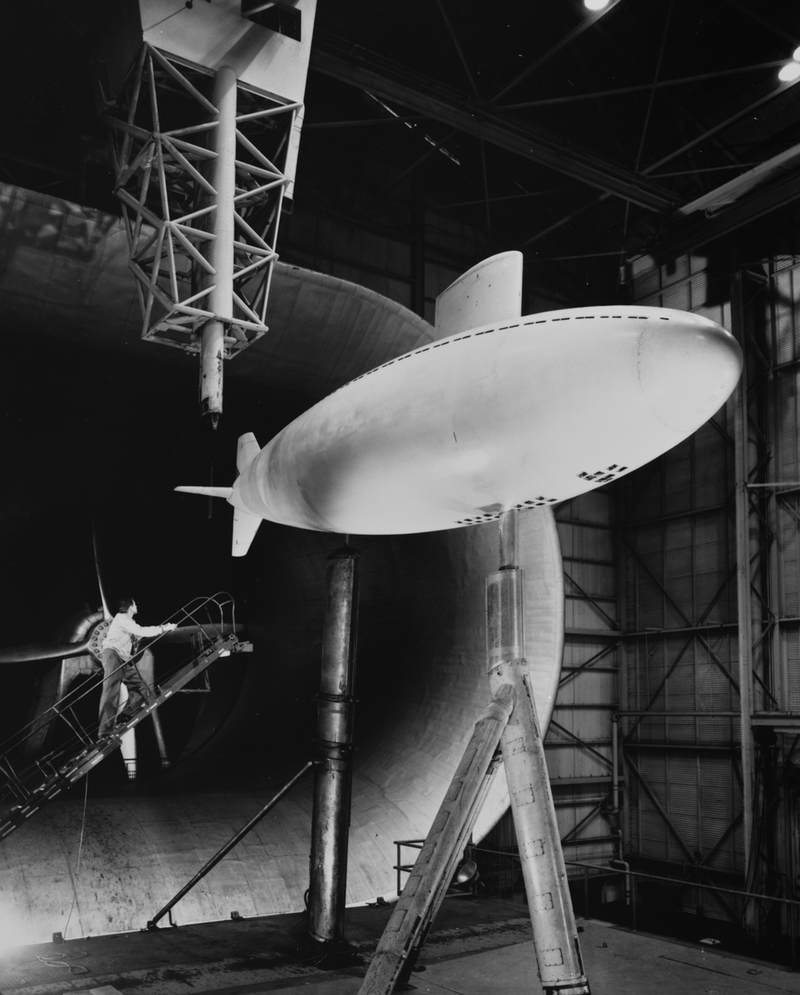 Illustration for article titled Huge Machines Hurl Artificial Storms Deep Inside This NASA Hangar